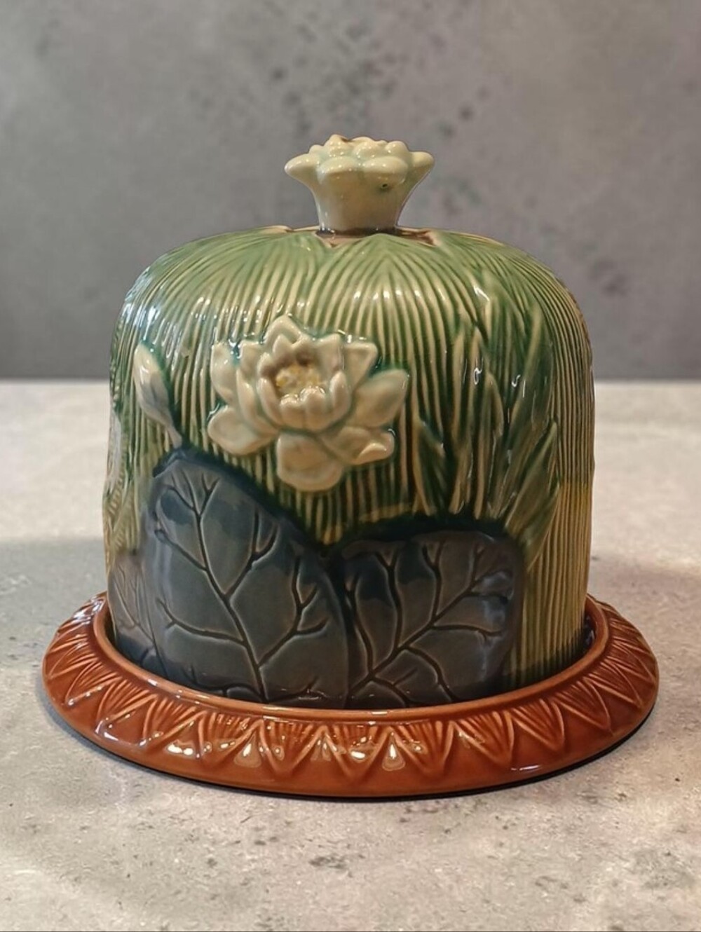Mojplica Pond Lily Cheese Dome Antigue-Style